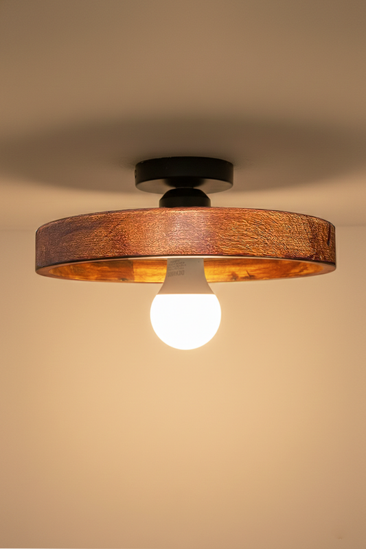 Handcrafted Wooden Ceiling lights for living Area
