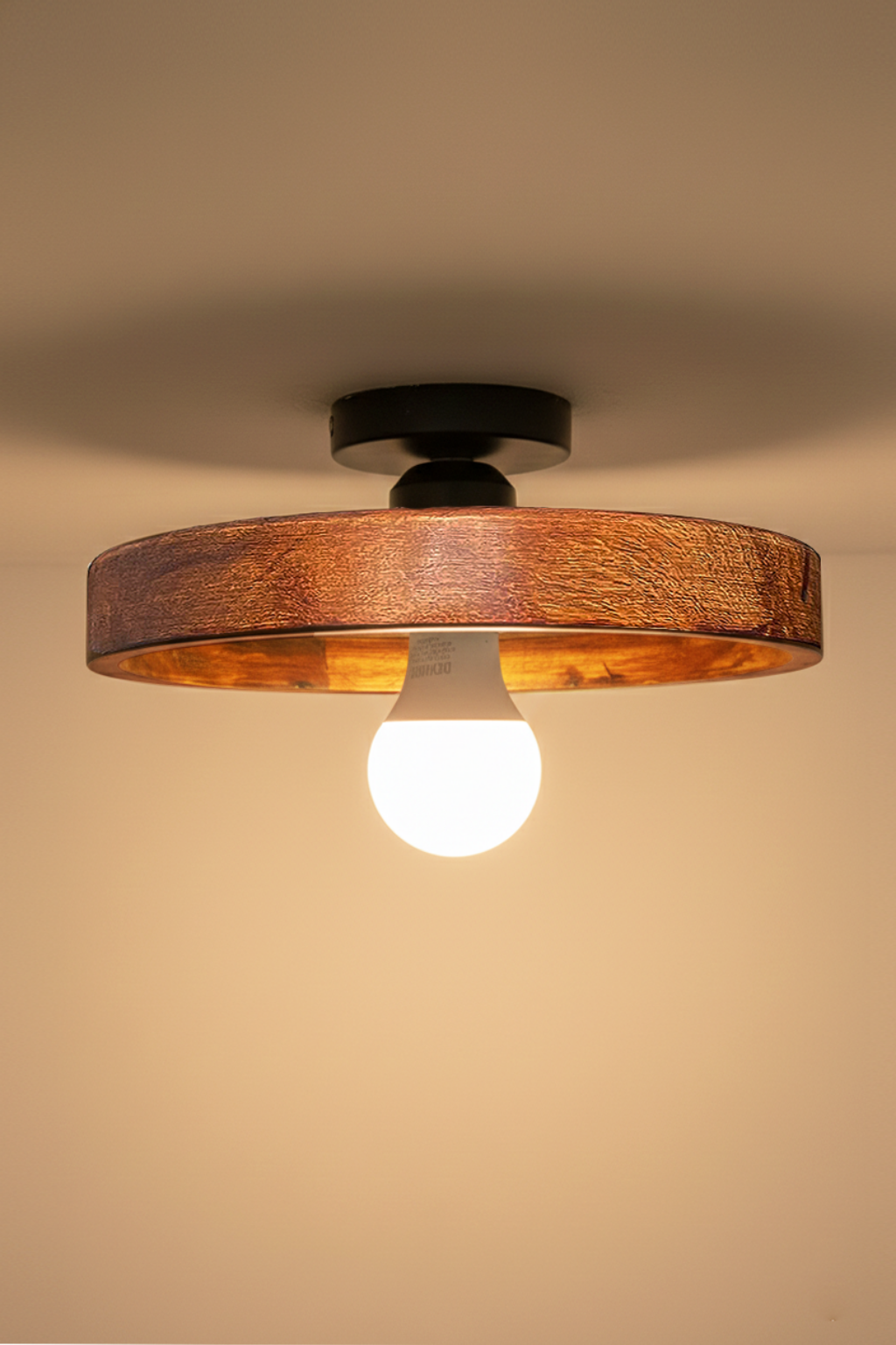 Handcrafted Wooden Ceiling lights for living Area