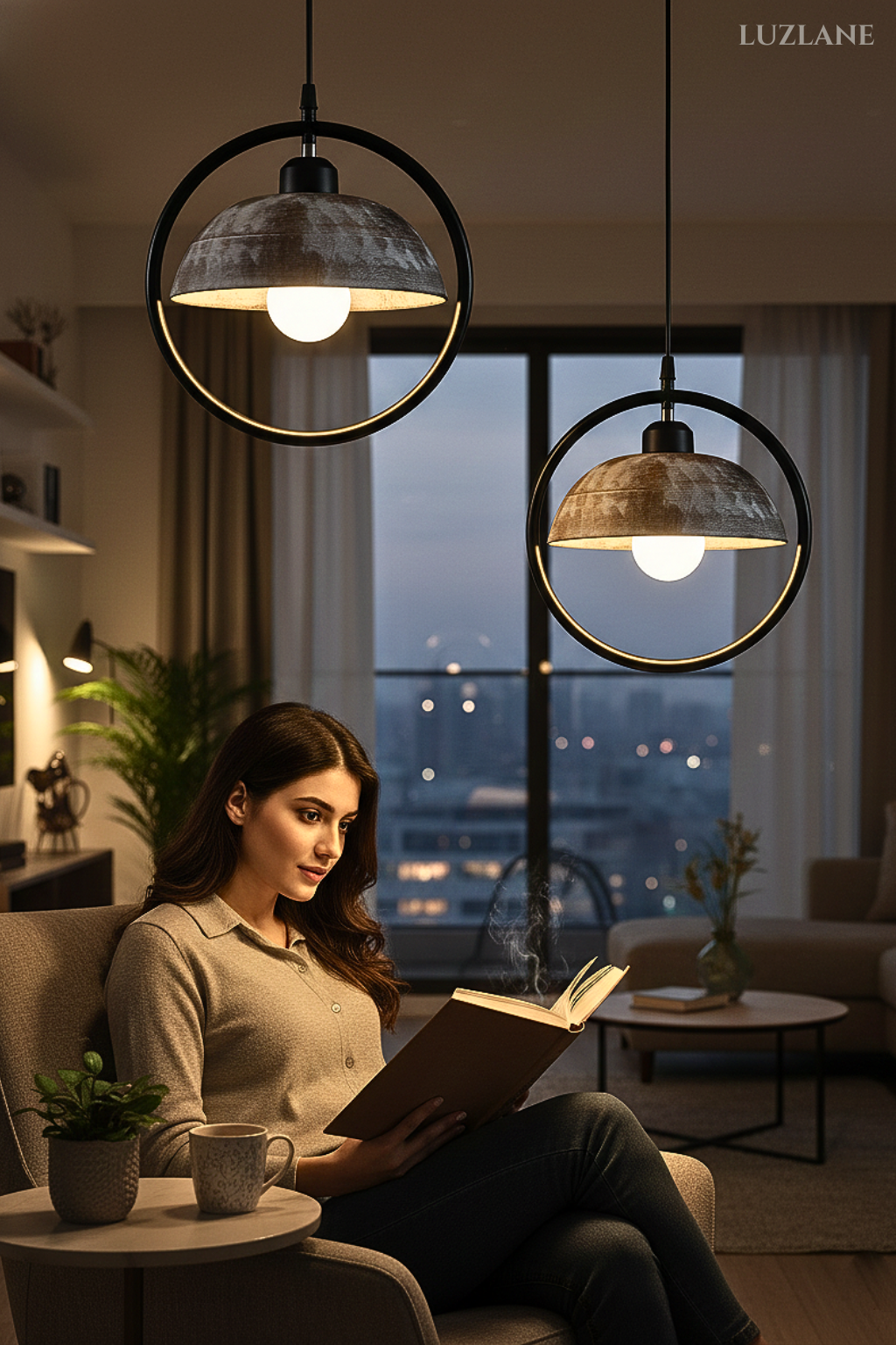 Orbit Dome Antique Hanging -OD08 Lamp for Bedroom