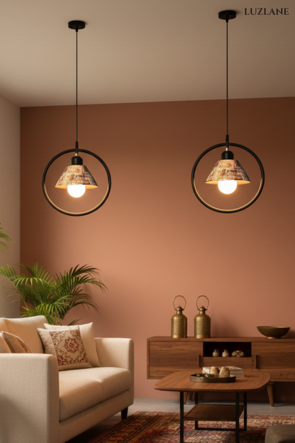 Orbit Conical Antique Hanging Lamp -OC06 for Living Room