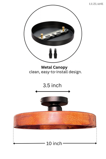 Handcrafted Wooden Ceiling lights for living Area