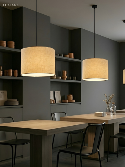 CAMELA Linen Fabric Penant Lamp